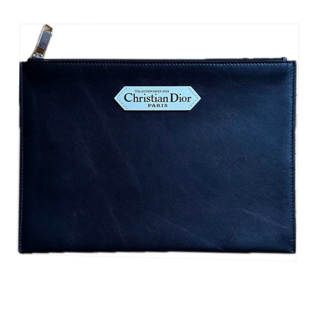 Dior Homme FW25 zip leather pouch NWOT